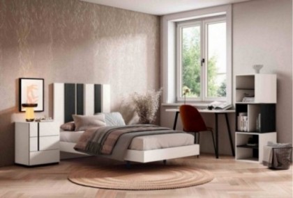 Dormitorio con 1 mesita, Mod. Transilvania Conjuntos Dormitorio en Bilbao