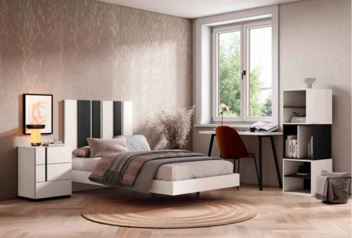 Dormitorio con 1 mesita, Mod. Transilvania Conjuntos Dormitorio en Bilbao