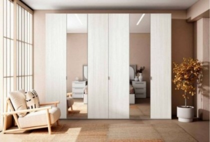Armario de 6 puertas batientes, Mod. Wisconsin Armarios de Dormitorio en Bilbao