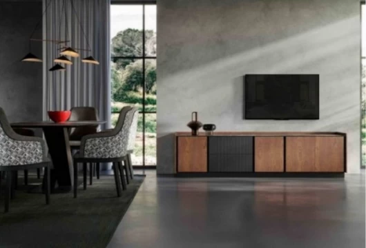 Mueble tv de 237 cm, Mod. Praga Muebles de TV en Bilbao