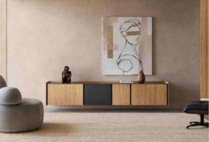 Mueble tv de 278 cm, Mod. Praga Muebles de TV en Bilbao