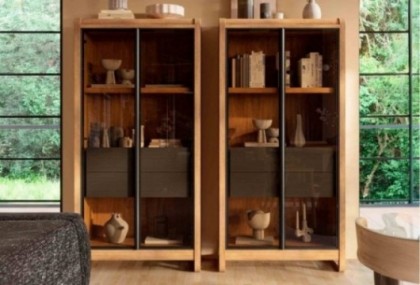 Vitrina alta de 96 cm, Mod. Berna Vitrinas de salón en Bilbao