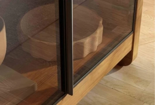Vitrina alta de 96 cm, Mod. Berna Vitrinas de salón en Bilbao