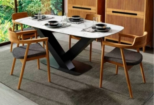 Mesa comedor fija, Mod. Lanzarote Mesas de comedor en Bilbao