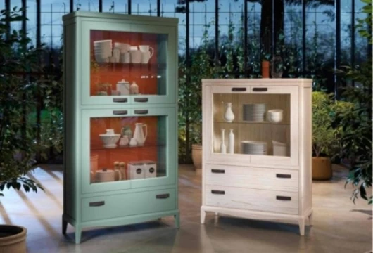Vitrina de 101 cm, Mod. Quebec Vitrinas de salón en Bilbao
