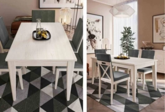 Mesa comedor extens. 140 cm, Mod.Quebec Mesas de comedor en Bilbao