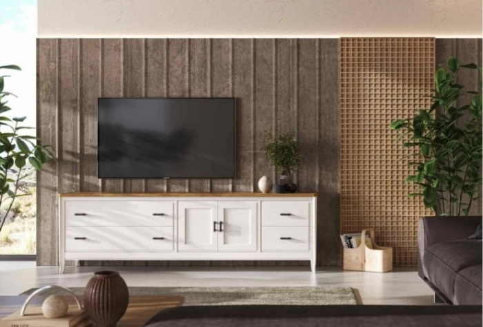 Mueble de tv de 225 cm, Mod. Génova Muebles de TV en Bilbao