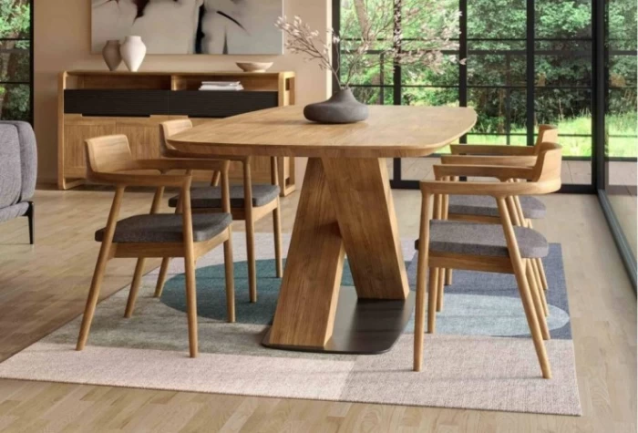 Mesa comedor fija 160 cm, Mod.Formentera Mesas de comedor en Bilbao